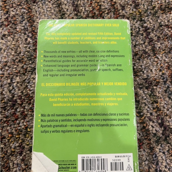 Spanish-English Dictionary - Picture 2 of 3